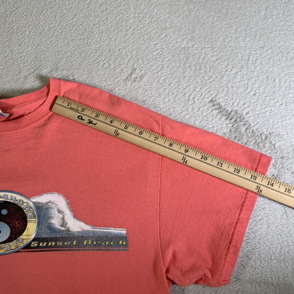 North Shore Hawaii Shirt Mens Large Pink Gildan Yin Yang Surf Graphic Tee - Picture 8 of 10